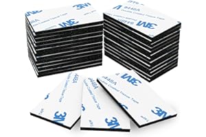 Ormith Double Sided Tape Heavy Duty 48 Pcs | Strong Double Sided Sticky Pads for Outdoor Indoor Mounting | Water Proof Adhesive Strips for Hanging 50 x 30mm