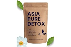 ‎CAVUMI ASIA DETOX TEE - Gesund & Fit | 33 Teebeutel auf Basis von grünem Tee und Kräutern aus traditionellem Anbau in Vietnam | Heiß- oder Eistee | 100% Natur | Entgiftungskur für 30 Tage Kräutertee