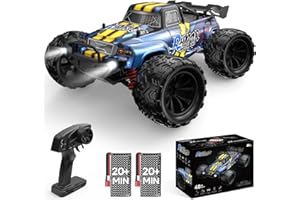 RHYBOR Coche Radiocontrol 40KM/H 1:16, Coche Teledirigido 4x4 Monster Truck para Adultos y Niños 8+, Coche RC con Control Preciso, Ideal para Carreras Off-Road, Velocidad y Diversión