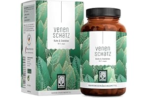 ‎NATURTREU Rutin Steinklee Komplex 120 Kapseln - 500mg Rutin hochdosiert & 394mg Steinklee - Pflanzliche Alternative zu Venenkapseln Venentabletten - Vegan - Venenschatz von NATURTREU