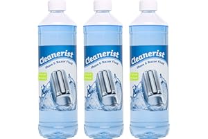 DIE SEIFENBLASE 3 x 1 l płyn do czyszczenia głowicy golącej płyn uzupełniający | płyn czyszczący do wkładów czyszczących | nadaje się do stacji czyszczących Panasonic LV97 - LV95 - LV67