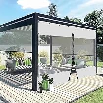 Telo Ombreggiante Shatex 90% Protezione UV, Dimensioni 10x16 Piedi, Colore Grano, Con Occhielli Per Fissaggio
