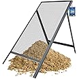 Tamis à Terre En Acier Inoxydable - 5 Grilles Interchangeables (1, 3, 6, 9, 12 Mm) - Pour Jardin, Compost, Tamisage