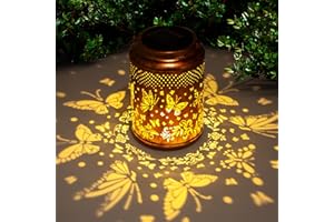 CENUMIIA Mothers Days Gifts for Women Birthday Unique, Butterfly Gifts for Mum Grandma, Butterfly Garden Ornaments Outdoor Solar Lanterns，Metal Solar Lights Outside for Yard, Patio, Backyard, Porch