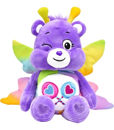 Peluche Orsetti Fortunati Bärchi Viola 23 Cm | Simba Care Bears | Morbido Regalo Per Bambini E Collezionisti