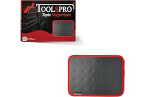 Toolspro - Magnetische Matte flexibel Werkzeughalter – rutschfester Organizer mit starkem Neodym-Magnet – ideal für Mechanik, Basteln, Werkstatt – mechanisches Werkzeug für Auto – französische Marke