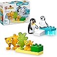 LEGO DUPLO Town Wild Animal Families: Penguins & Lions Imagination Toy 10442 Building Blocks Toys for 2+ Gift for Boys and Girls