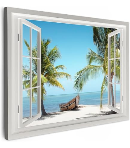 JZSDGB Quadro Murale Moderno: Stampa Su Tela Con Paesaggio Architettonico, 50x50cm, Senza Cornice