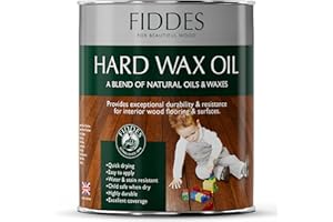 Fiddes Satin Finish Hard Wax Oil 1 Litre, Clear