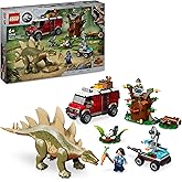 LEGO Jurassic World Dinozor G&ouml;revleri: Stegosaurus Keşfi 76965 &ndash; 6 Yaş ve &Uuml;zeri &Ccedil;ocuklar i&ccedil;in Yaratıcı Oyuncak Dinozor Yapım 