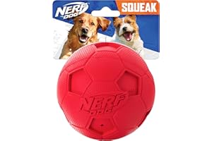 NERF DOG Nerf Zabawka dla psa w kształcie czerwonej piłki nożnej Rozmiar L