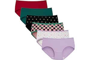 INNERSY Culotte pour Adolescente Fille en Coton Doux sous-vêtements Ado 10 à 16 Ans Lot de 6