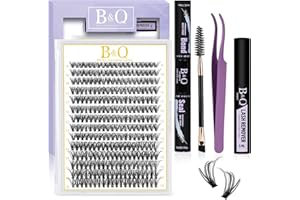 ‎B&QAUGEN B&Q Lash Extension Set 0.07D 9-15 mm Mix 40D Wimpern Extensions Set und Lashes Kleber，Entferner und Applikatoren für Anfänger Lashes Extension Set Pack of 280 (Set-40D-0.07D, Mix)
