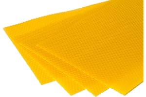 DER WABENPROFI Zander Mittelwände 1kg für Imker Größe 395x195mm aus 100% Bienenwachs