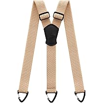 2 Bretelle Da Uomo Larghe A Y Con Clip Robuste – Elastiche E Regolabili – Vintage Nere – Taglia Unica - 6