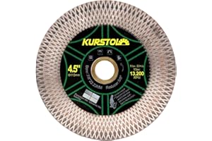 KURSTOL Tile Diamond Saw Blade - 4.5"/115mm Dual-Purpose Diamond Cutting Disc,Angel Grinder Blade Arbor 7/8"-5/8" for Cutting and Grinding Ceramic Tiles,Porcelain,Granite,Marble