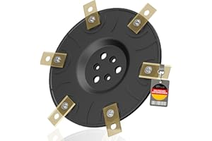 3DHERB Messerscheibe kompatibel mit Worx Landroid 6 Fach / 6 Klingen Messer Scheibe M500 M700 WR167E WR141E Vision M600 Mähteller bewährte Qualität + Adapter für Sechskantaufnahme! Lieferung ohne Klingen