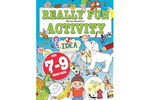 Really Fun Activity Book For 7-9 Year Olds: Fun & educational activity book for seven to nine year old children