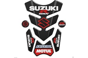 TANKPAD Pare-réservoir adhésif résine Effet 3D Compatible avec Suzuki GSX-R