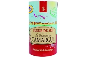 Le Saunier De Camargue Fleur De Sel Sea Salt (Round Box), 35.2 Ounce