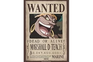 ABYSTYLE GBEye - ONE PIECE plakat Wanted Blackbeard (52x38cm)