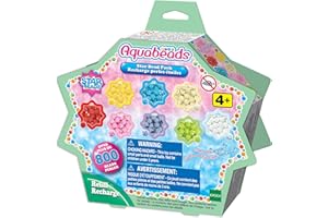 Aquabeads - La recharge perles étoiles - Kit de loisirs créatifs - Activité manuelle enfants en toute autonomie - Recharge de perles qui collent avec de l'eau - Jouet enfant 4 ans et + - 31603