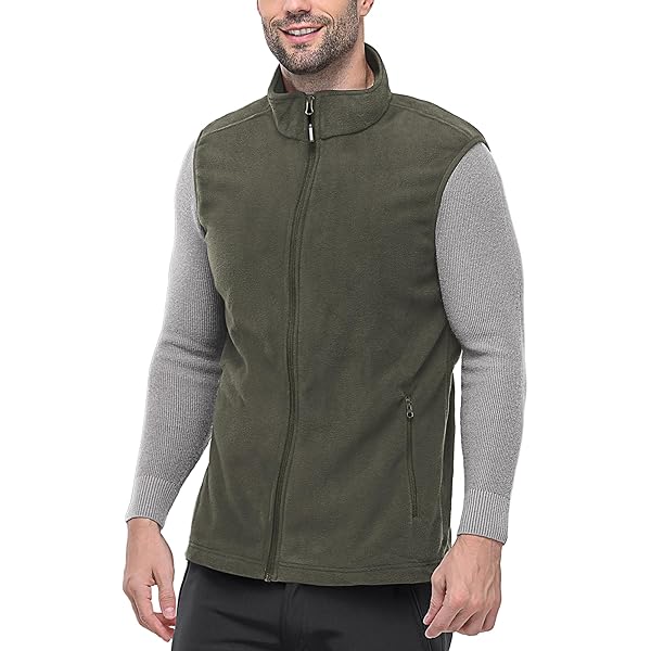 Mymyguoe Winterweste Herren - Gefütterte Thermoweste Mit Fleece Für Outdoor
