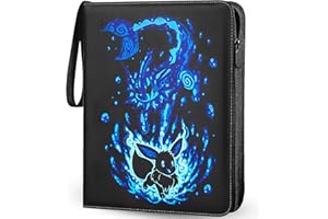 GCMUUP Karten Sammelalbum 900 Karten Groß,Sammelkarten Album Sammelheft 9 Taschen 50 Seiten,Heft Ordner Buch Mappe für Karten,Sammelkartenalben Sammelmappe Sammelbuch für Jungen Mädchen