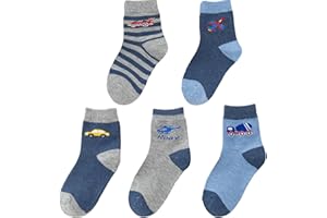 QIYIENDIAN 5 paia di calzini caldi e accoglienti per bambini, ragazzi e ragazze da 1 a 10 anni.