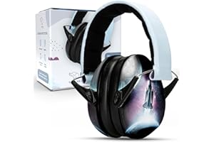 Schallwerk ® Kapselgehörschutz Kiddies (Space) | Gehörschutz Kinder - Hochwertige Lärmschutz Kopfhörer mini - Ohrenschützer ideal für Alltag & Events