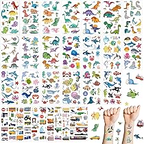 4 Fogli Di Tatuaggi Temporanei Per Bambini | Impermeabili E Sicuri | Per Feste E Compleanni - Foto 8