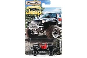 Matchbox JEEP ANNIVERSARY EDITION BLACK JEEP HURRICANE
