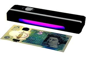 POLYCHECK Portable UV Money Checker - Detects Forged Polymer & Paper Bank Notes