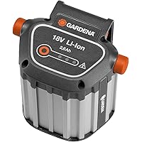 Gardena System Akku BLi-18: Zubehör für viele Gardena Trimmer, Bläser und Heckenscheren, 18 V Akkuleistung mit 2.6 Ah…