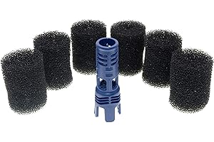 Lodd Pool - Buse Anti Projection Adaptable avec 6 brosses en Mousse pour Robot Piscine Polaris 280 équivalent Tail Sweep Pro TSP10