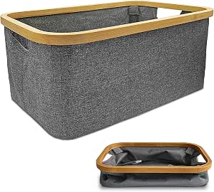 Cesta Portagiochi Bambini 124L Pieghevole - Contenitore Giocattoli Oxford - 96x32x40cm Arcobaleno