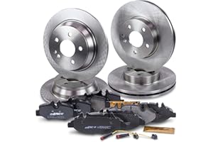 ENVA MADE FOR QUALITY BESTPRICE Set freni incl dischi freno anteriori Ø 300mm + posteriori Ø 296mm + pastiglie freno anteriori e posteriori compatibile con MERCEDES VIANO (W639), VITO/MIXTO (W639)