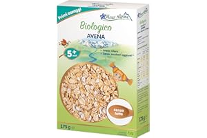 FLEUR ALPINE Cereali d'Avena Biologici Baby - Delizioso Porridge per Colazioni Deliziosamente Cremose | Cereali nutrienti e facili da preparare dai 5 mesi in su, senza zuccheri aggiunti | 7 porzioni
