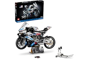 LEGO 42130 Technic BMW M 1000 RR Modèle Réduit de Moto Pour Adulte, Maquette Pour Construction et Exposition, Idée de Cadeau