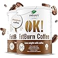 Nature's Finest by Nutrisslim OK!Burn Coffee - Metabolism Boosting Instant Coffee Arabica with L-Carnitine, Guarana & Elderberry - Low Carb & Keto, Gluten Free, Vegan