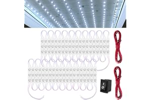 ATPWONZ Van LED Interior Light,12V LED Car Interior Light,12V Led Strip Light,120 LED Van Interior Lights for Van RV Truck Boats Caravans Trailers Lorries Cargo Transit Bus Copper,White