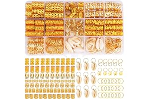 YUYTE Bijoux Dreadlocks, Bijoux à Motif Vintage à la Mode, Perles Dreadlocks pour Accessoires Dreadlock Décorations de Cheveux