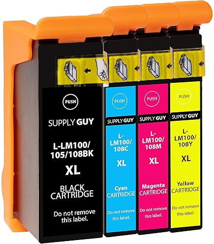 8 Compatible 100XL Ink Cartridges For Lexmark S300 S301 S305