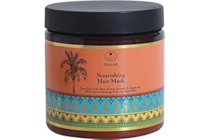 SCHWARTZ NATURAL COSMETICS Masque Capillaire Nourrissant - Soigne et Adoucit en Profondeur - Extraits de Datte, Kératine et Huile d’Argan - Apporte Brillance et Aspect Soyeux, pour Tous Types de Cheveux - 500 ml