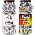 Swad Original & Mixed Flavour Chocolate Candy (Digestive Toffee) 2 jars x 150 Candies