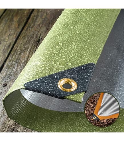 Xpose Safety Heavy Duty Green Mesh Tarp 10' X 22' - 70% Sunblock Shade