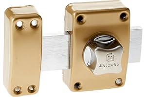 Bricard 1964 Cerradura con botón sin cilindro Dorado