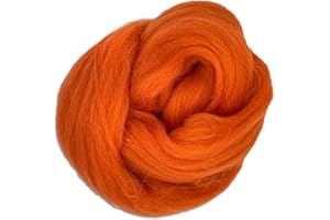 WOHNKULT Wooliny - Gomitolo di lana merino da 100 g, 35 colori a scelta (36 | arancione)