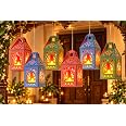 Divyakosh Diwali Decorations, Paper hangings 6 pcs with 6 led Lights, Gift Items - Decoration hangings Latkan/Toran/Wall hang