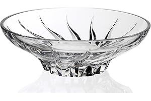 RCR CRISTALLERIA ITALIANA RCR 24657020106 Trix Italian Crystal Decorative Centrepiece Bowl | Ideal for Fruits, Flowers & Potpourri